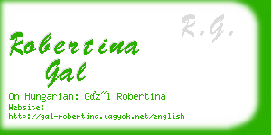 robertina gal business card